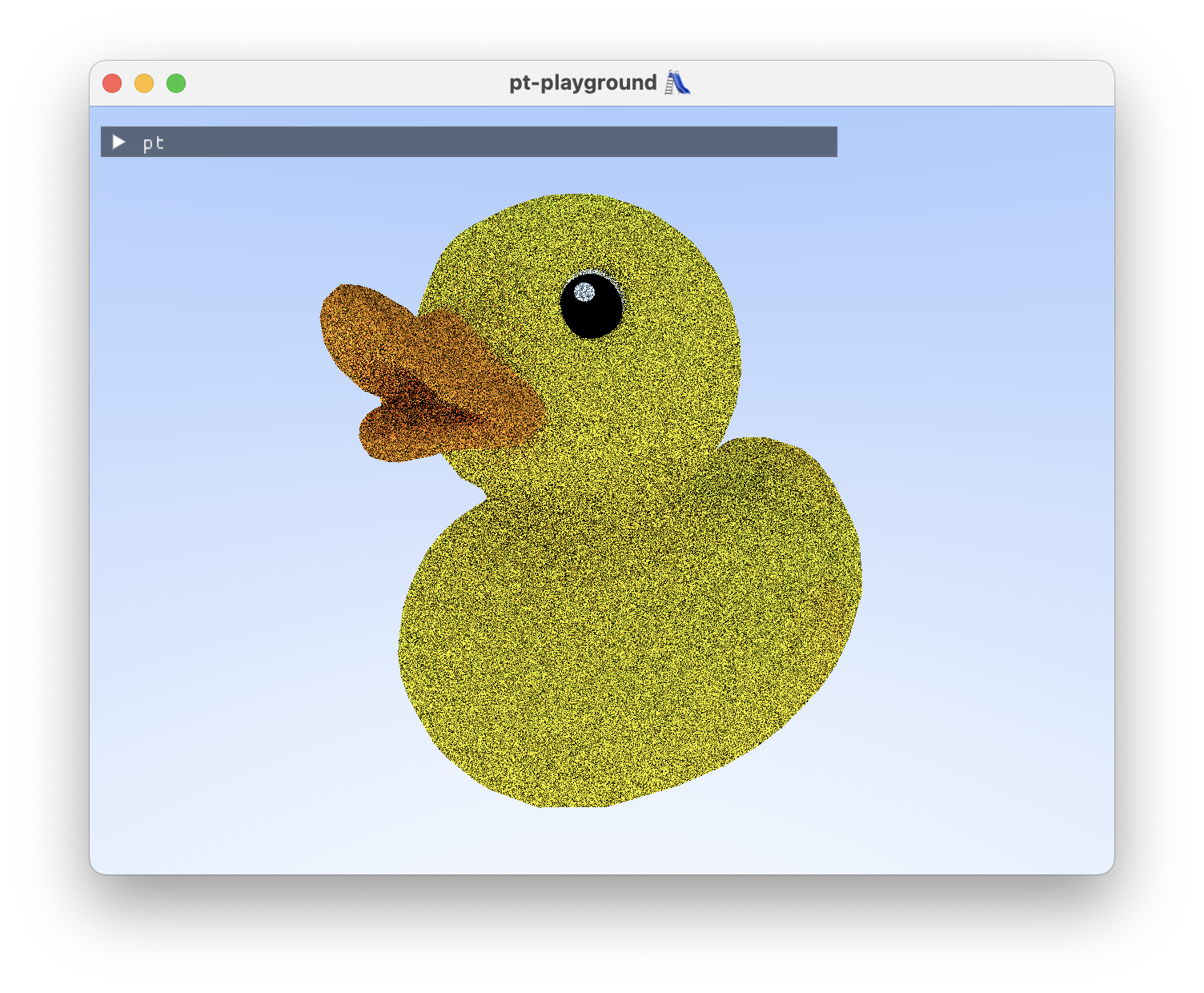 pathtraced duck